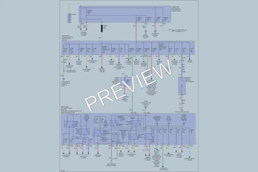 2012 Nissan NV1500 Power Distribution wiring diagram preview