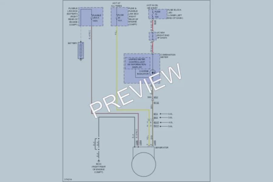 2012 Nissan NV1500 Starting Charging wiring diagram preview