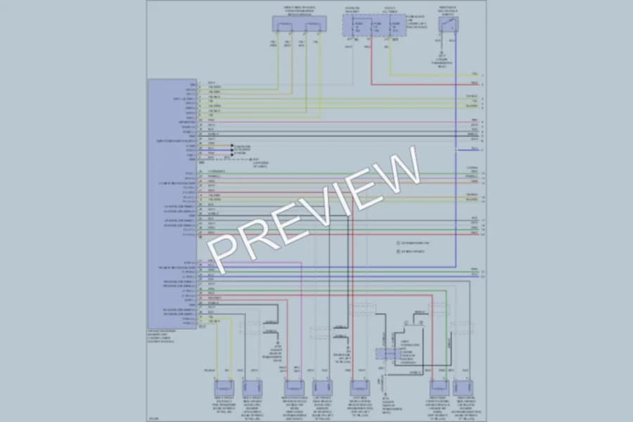 2012 Nissan NV1500 Supplemental Restraints wiring diagram preview