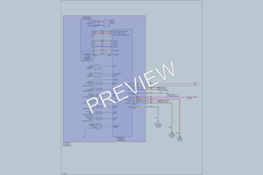 2012 Nissan NV2500HD Transmission wiring diagram preview