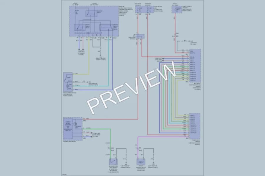 2012 Nissan NV2500HD Wiper Washer wiring diagram preview