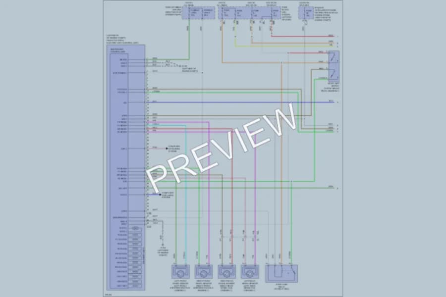 2012 Nissan NV3500HD Anti Lock Brakes wiring diagram preview