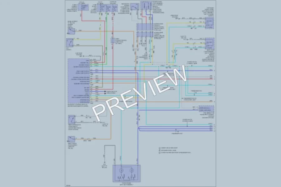 2012 Nissan NV3500HD Interior Lights wiring diagram preview