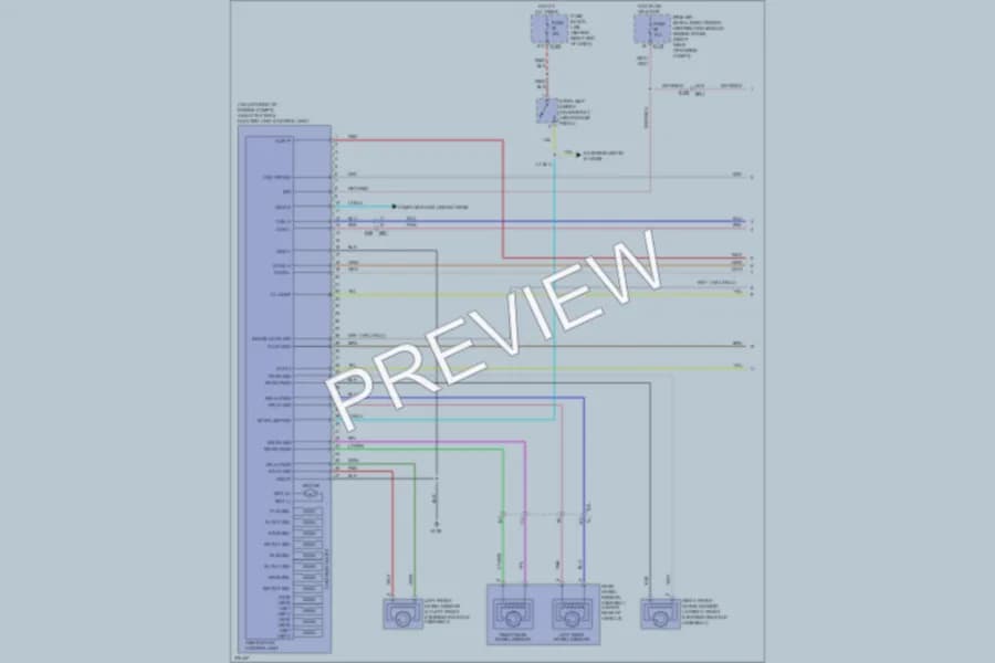 2012 Nissan Pathfinder Anti Lock Brakes wiring diagram preview