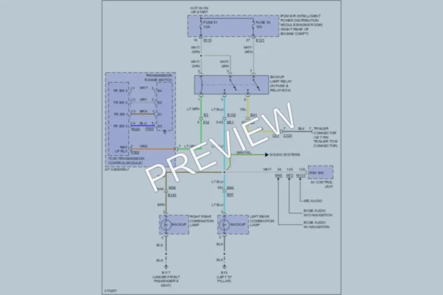2012 Nissan Pathfinder Exterior Lights wiring diagram preview