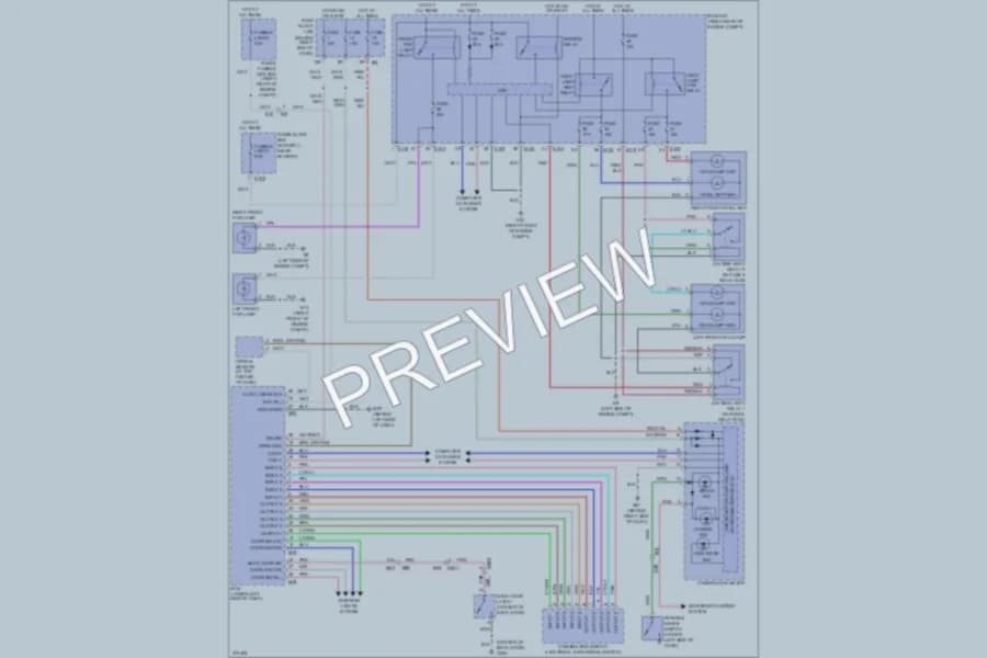 2012 Nissan Pathfinder Headlights wiring diagram preview