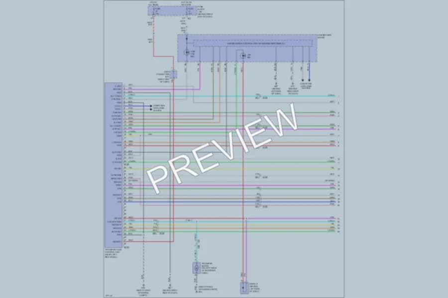 2012 Nissan Pathfinder Transmission wiring diagram preview