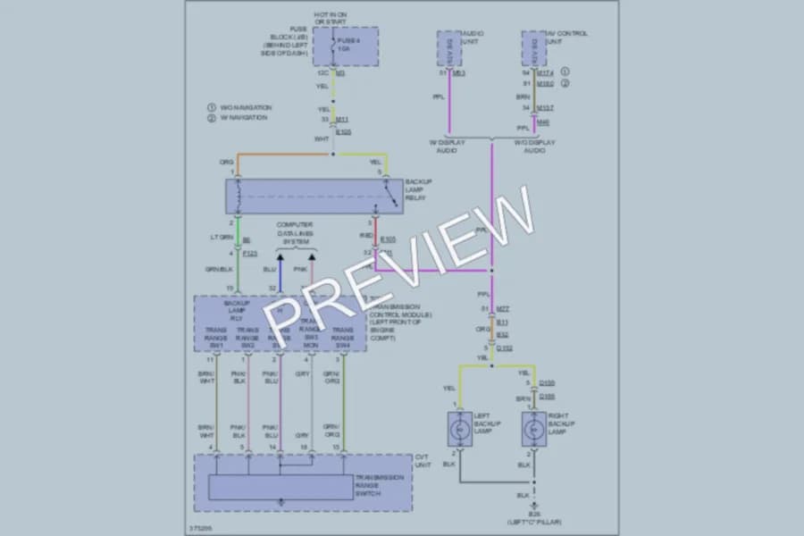 2012 Nissan Quest Exterior Lights wiring diagram preview