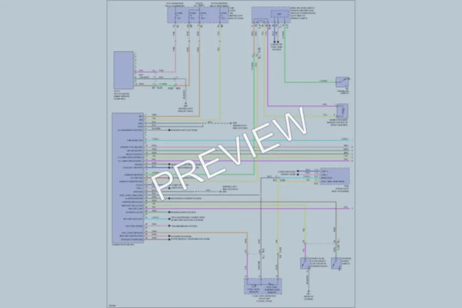 2012 Nissan Quest Instrument Cluster wiring diagram preview