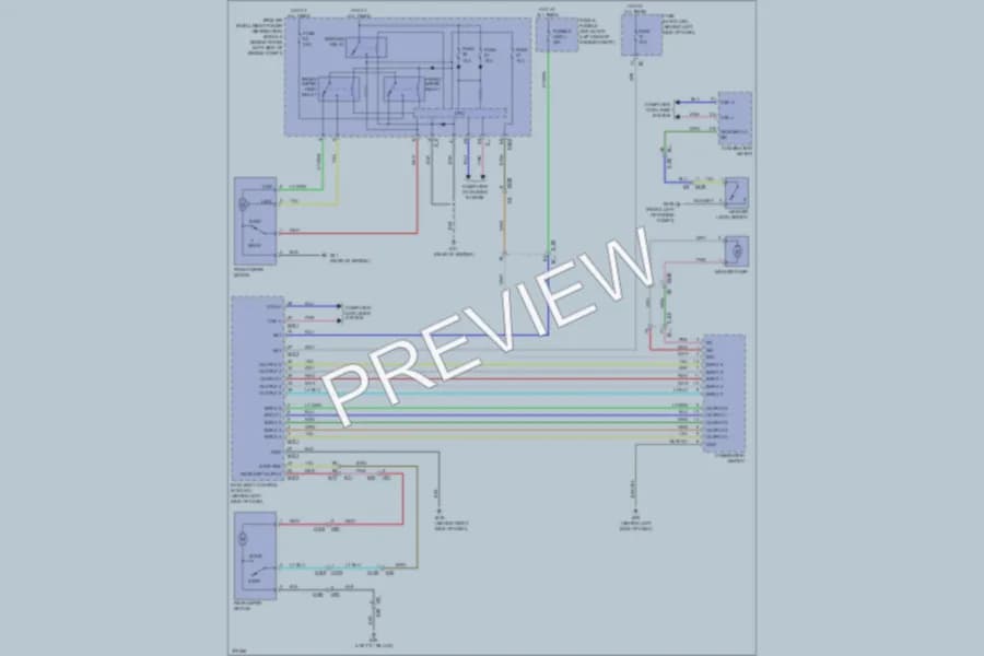 2012 Nissan Quest Wiper Washer wiring diagram preview