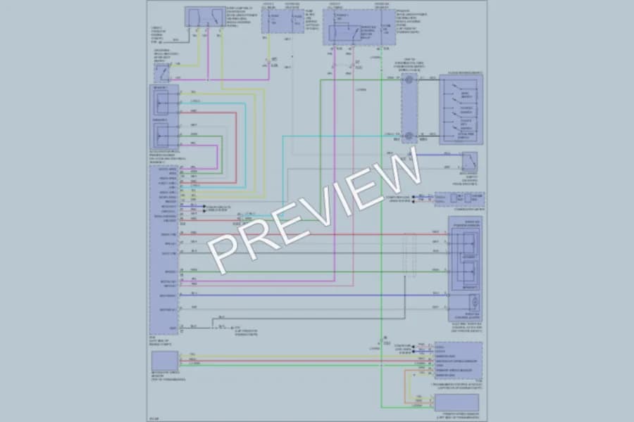 2012 Nissan Rogue Cruise Control wiring diagram preview