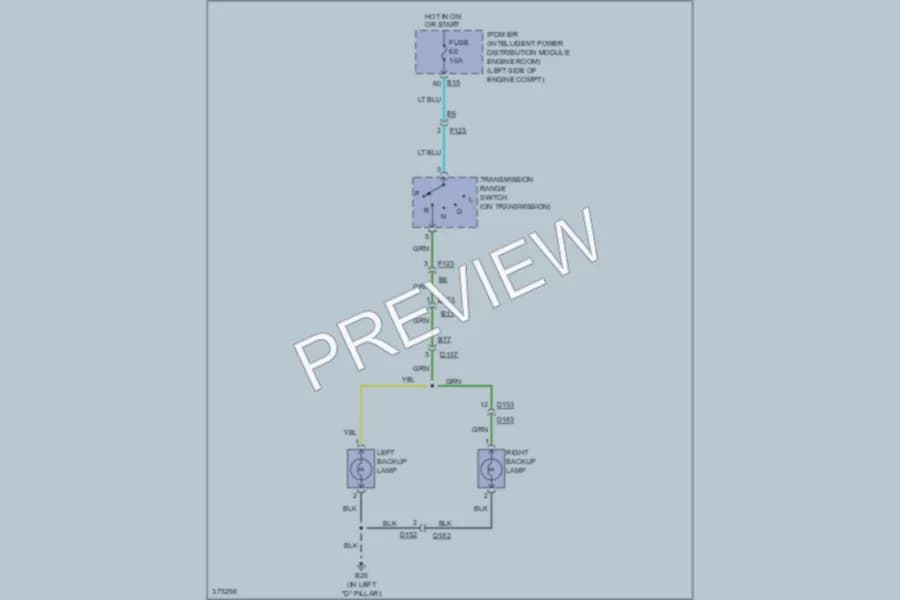 2012 Nissan Rogue Exterior Lights wiring diagram preview
