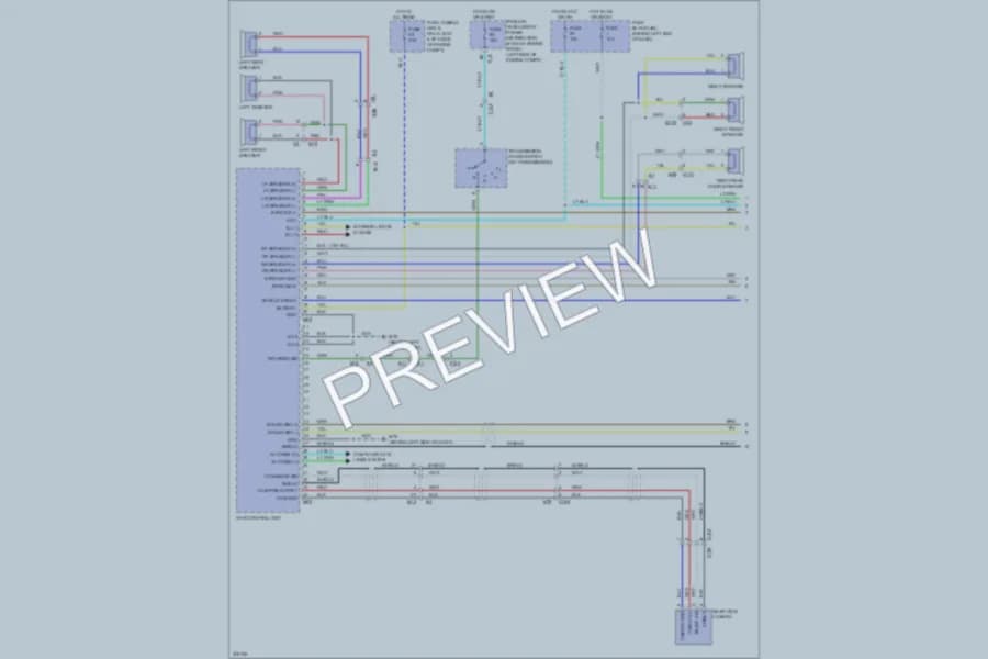 2012 Nissan Rogue Navigation wiring diagram preview