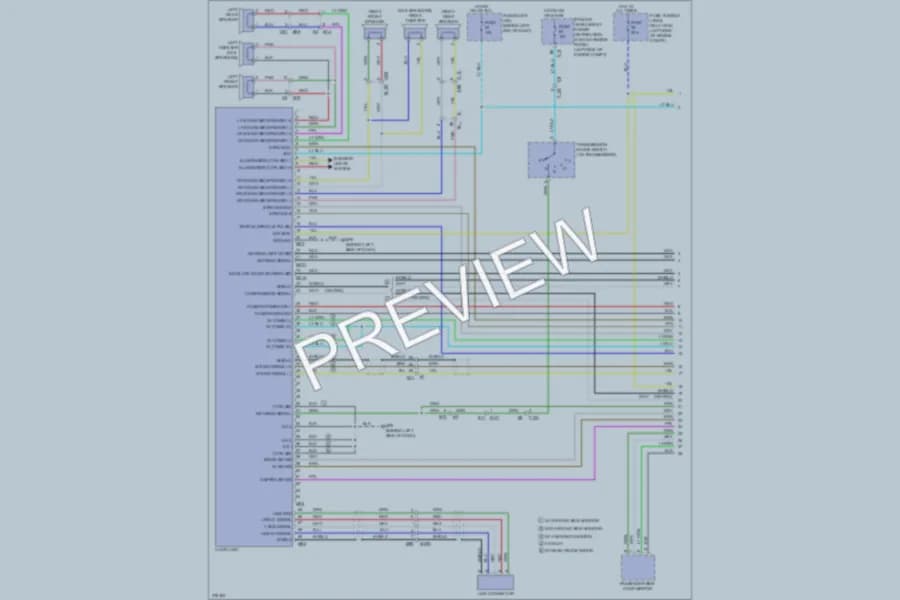2012 Nissan Rogue Radio wiring diagram preview