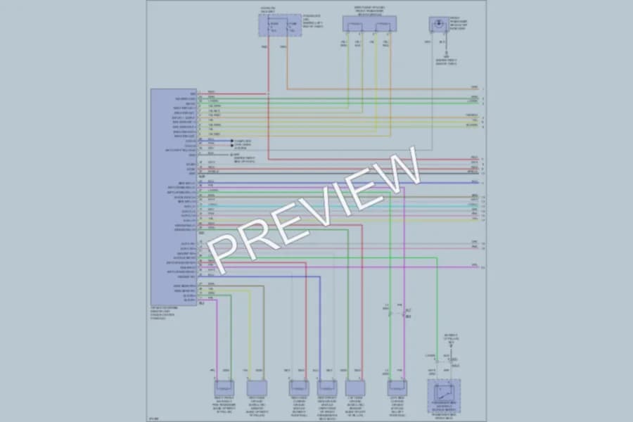 2012 Nissan Rogue Supplemental Restraints wiring diagram preview