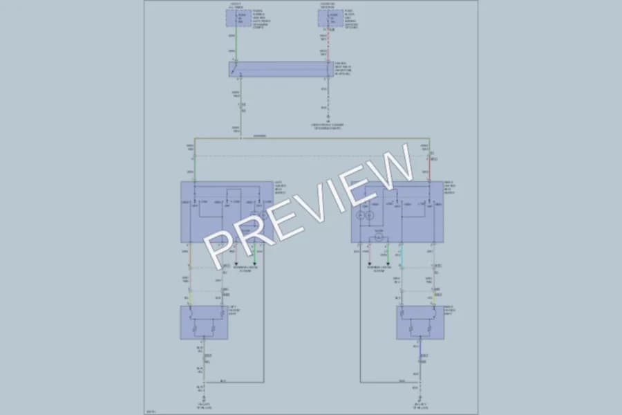 2012 Nissan Sentra Power Seats wiring diagram preview