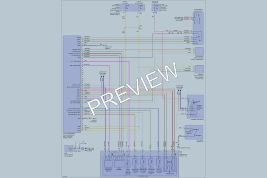 2012 Nissan Sentra Transmission wiring diagram preview
