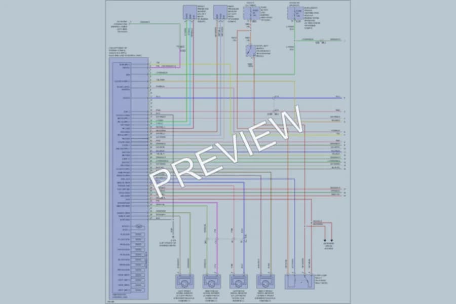2012 Nissan Titan Anti Lock Brakes wiring diagram preview
