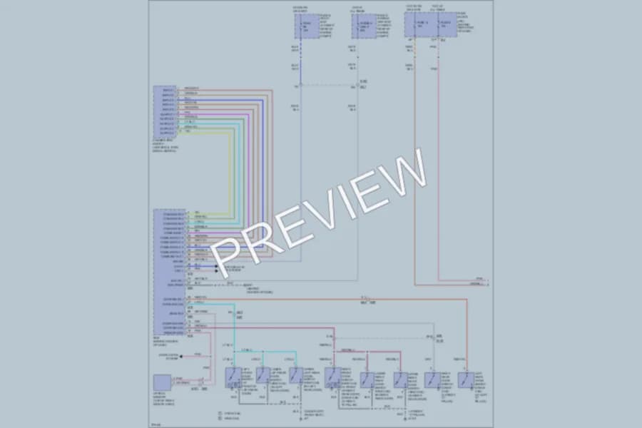 2012 Nissan Titan Headlights wiring diagram preview