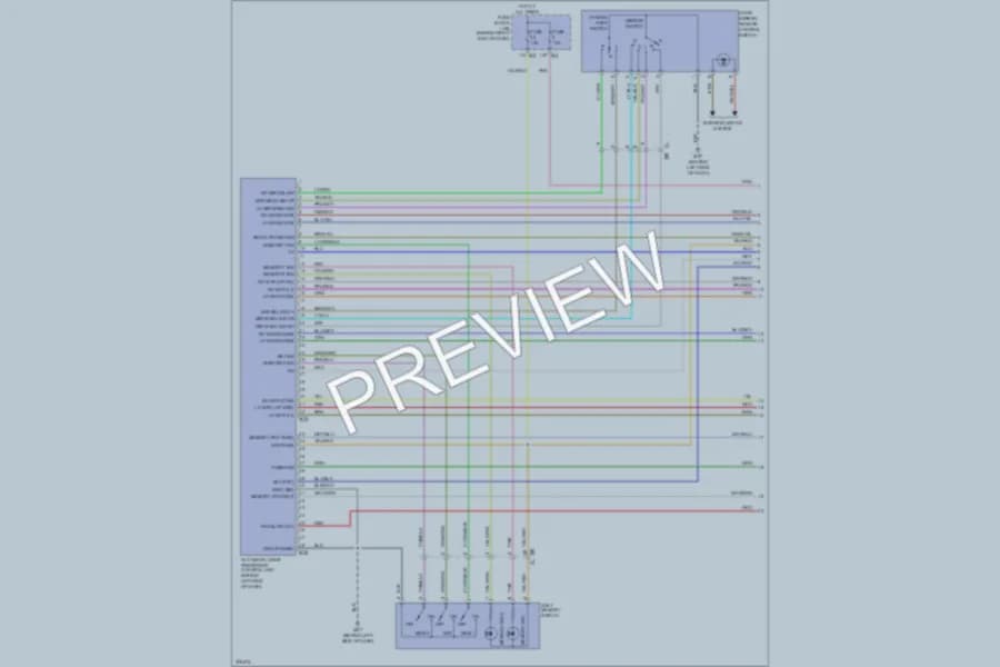 2012 Nissan Titan Memory Systems wiring diagram preview