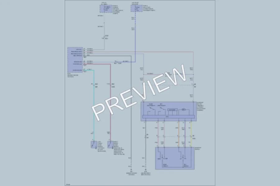 2012 Nissan Titan Power Top Sunroof wiring diagram preview