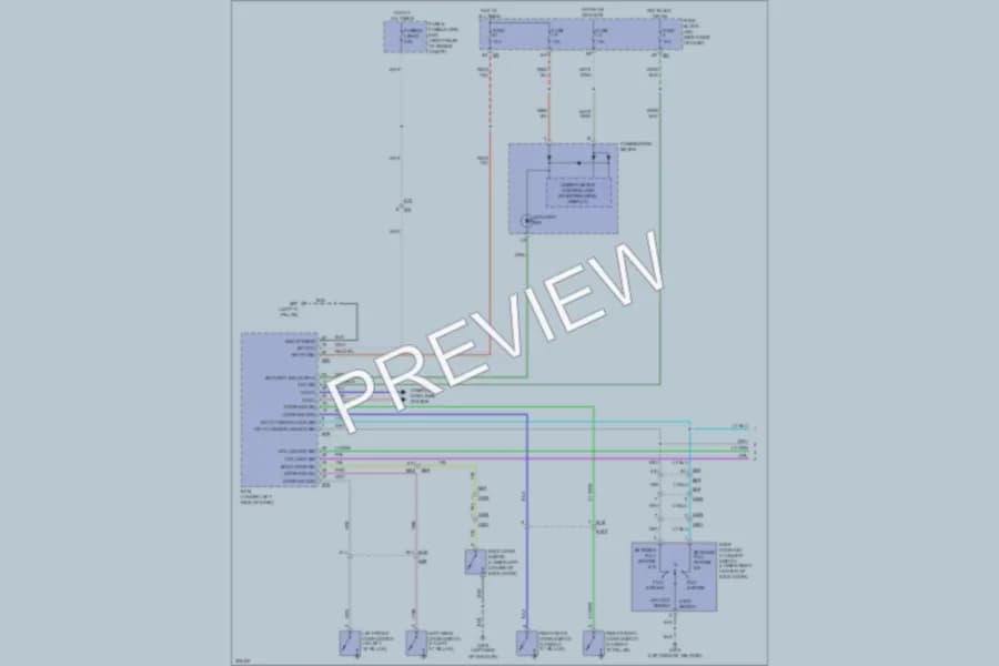 2012 Nissan Xterra Anti Theft wiring diagram preview
