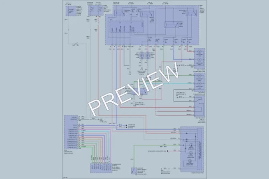 2012 Nissan Xterra Headlights wiring diagram preview