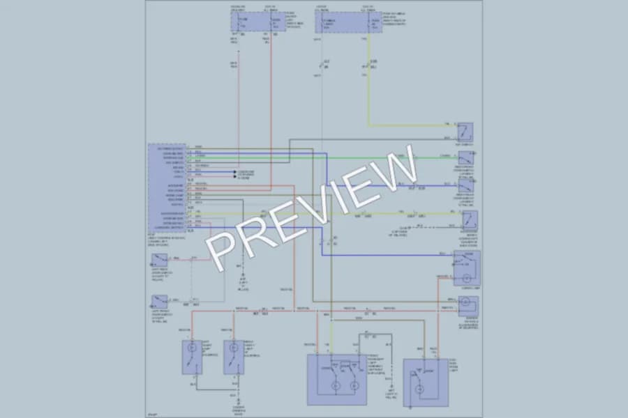 2012 Nissan Xterra Interior Lights wiring diagram preview