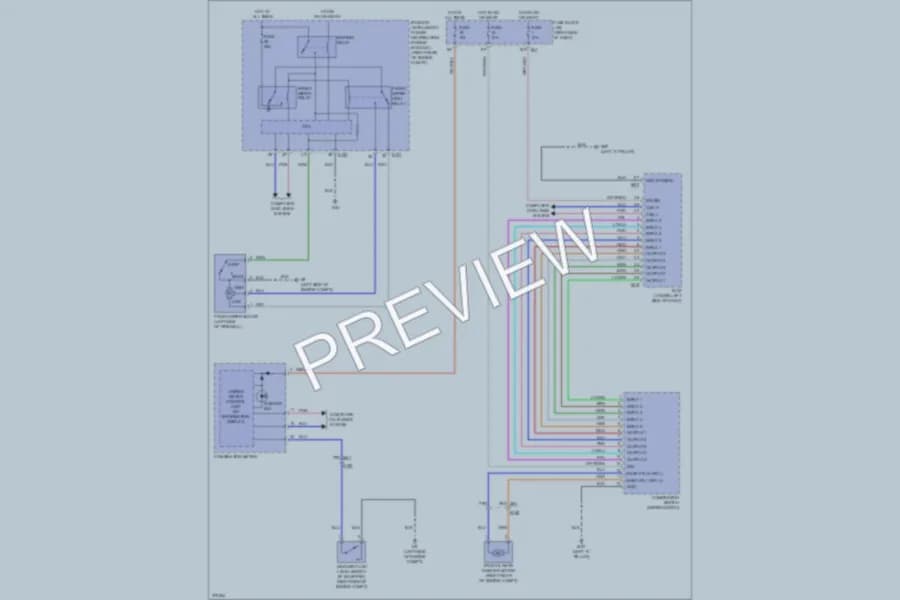 2012 Nissan Xterra Wiper Washer wiring diagram preview