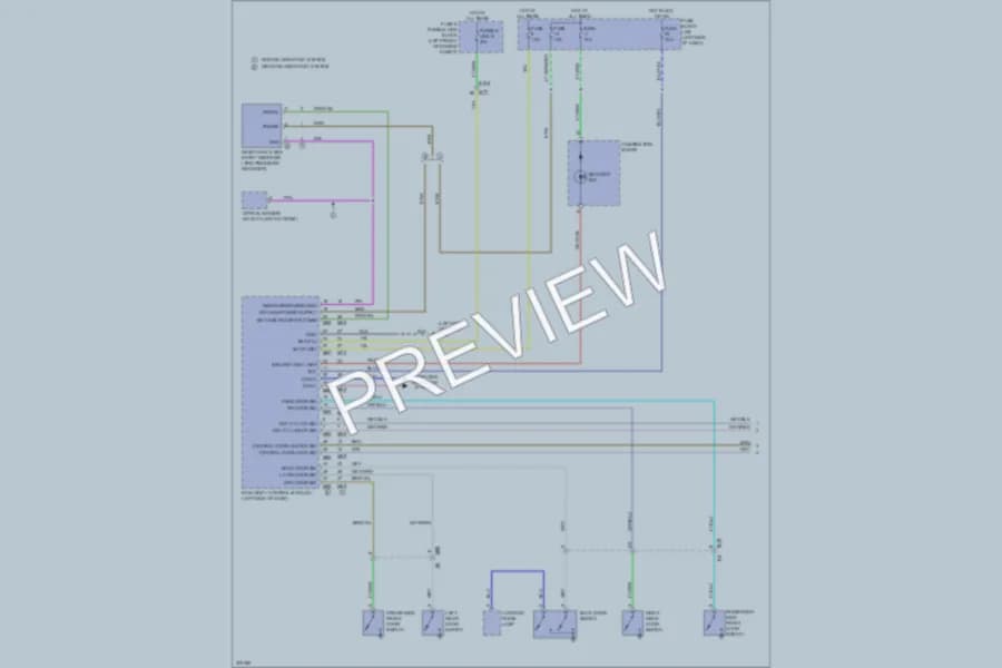 2012 Nissan cube Anti Theft wiring diagram preview