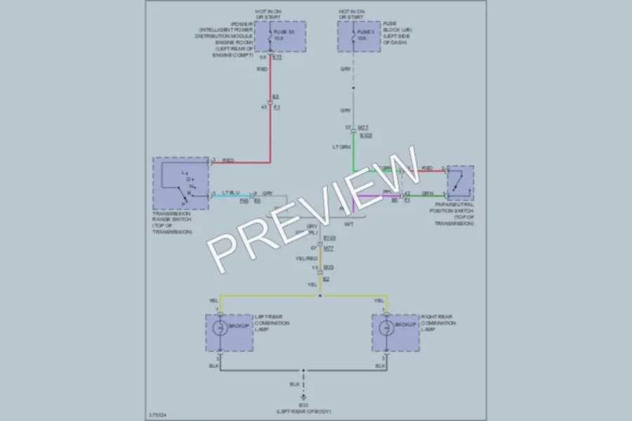 2012 Nissan cube Exterior Lights wiring diagram preview