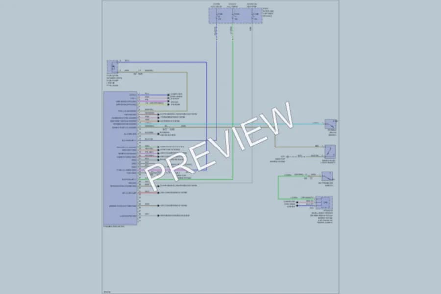 2012 Nissan cube Instrument Cluster wiring diagram preview