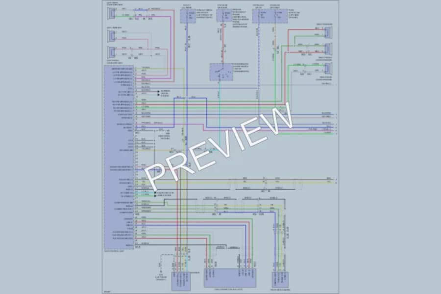 2012 Nissan cube Navigation wiring diagram preview