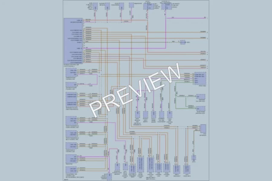 2012 Porsche 911 Computer Data Lines wiring diagram preview
