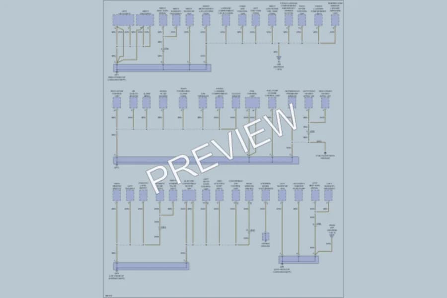 2012 Porsche 911 Ground Distribution wiring diagram preview