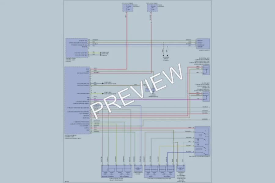2012 Porsche 911 Memory Systems wiring diagram preview