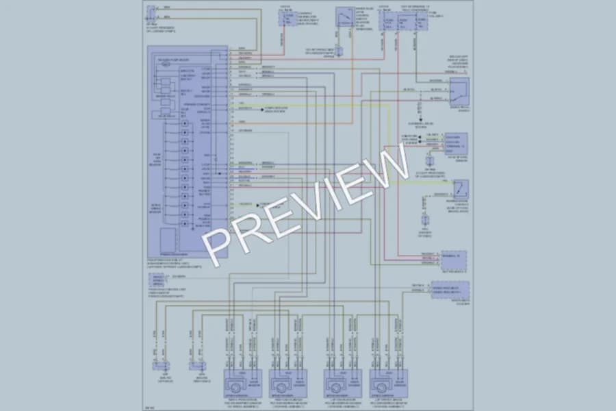 2012 Porsche Boxster Anti Lock Brakes wiring diagram preview