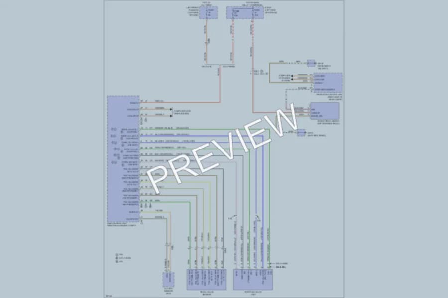2012 Porsche Cayenne Cruise Control wiring diagram preview