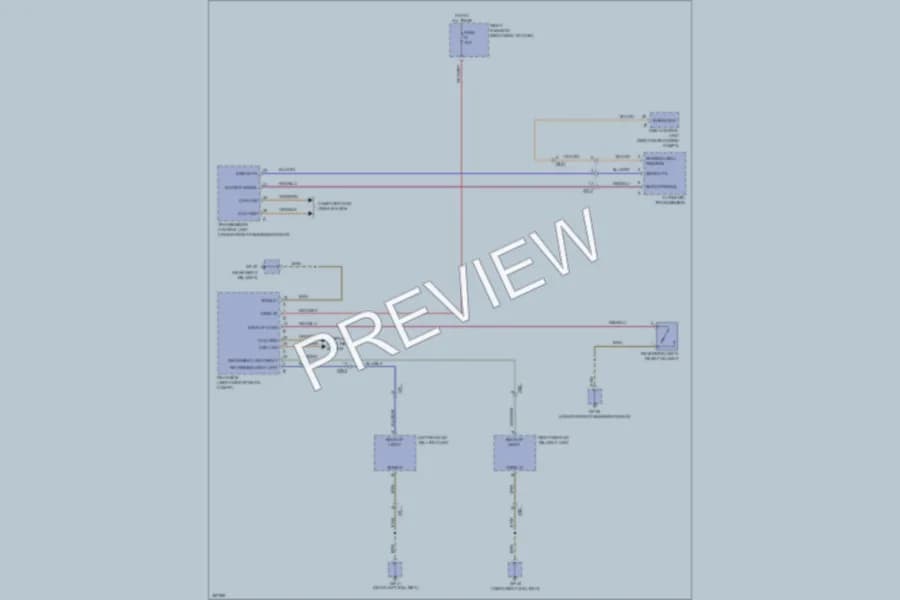 2012 Porsche Cayenne Exterior Lights wiring diagram preview
