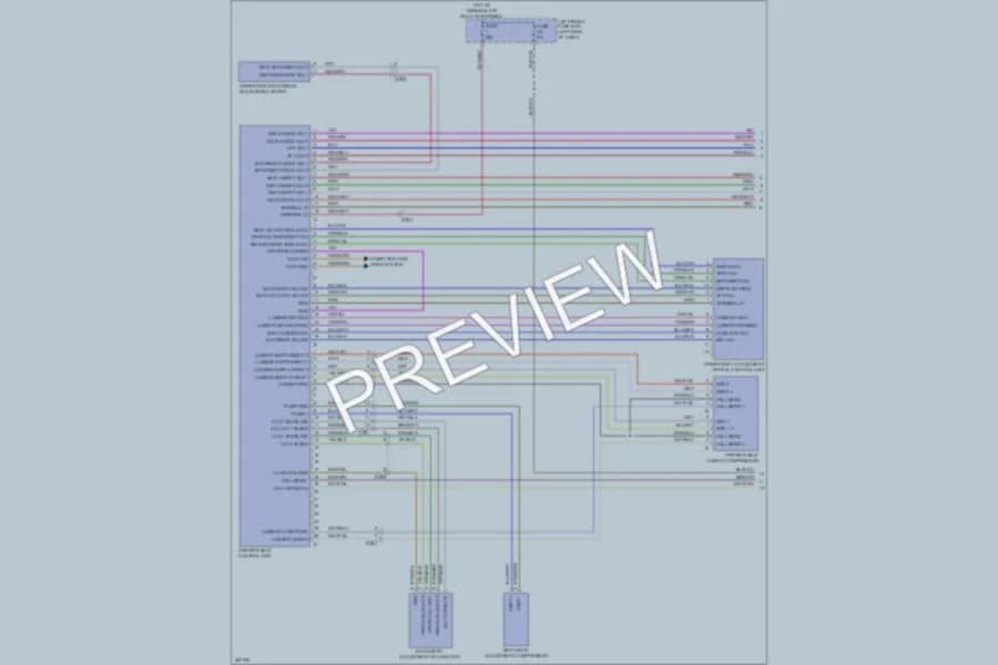 2012 Porsche CayenneHybrid Memory Systems wiring diagram preview