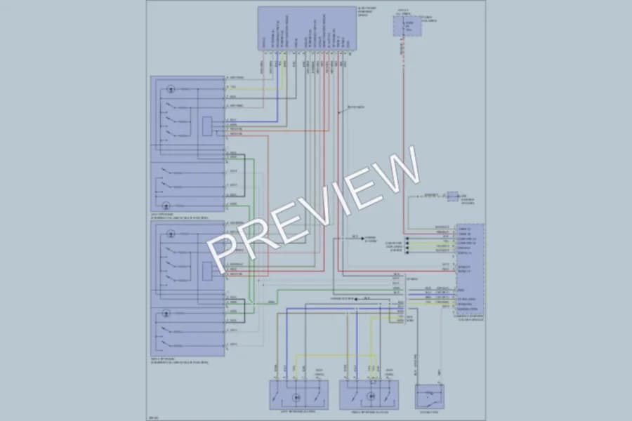 2012 Porsche Cayman Transmission wiring diagram preview