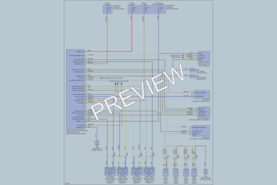 2012 Porsche Panamera Anti Lock Brakes wiring diagram preview
