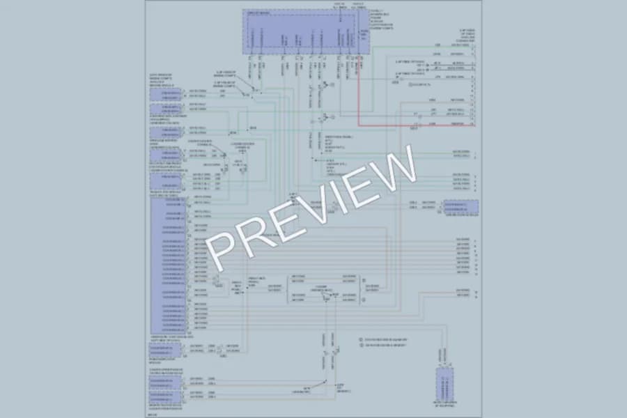 2012 Ram 3500 Computer Data Lines wiring diagram preview with protected circuit layout