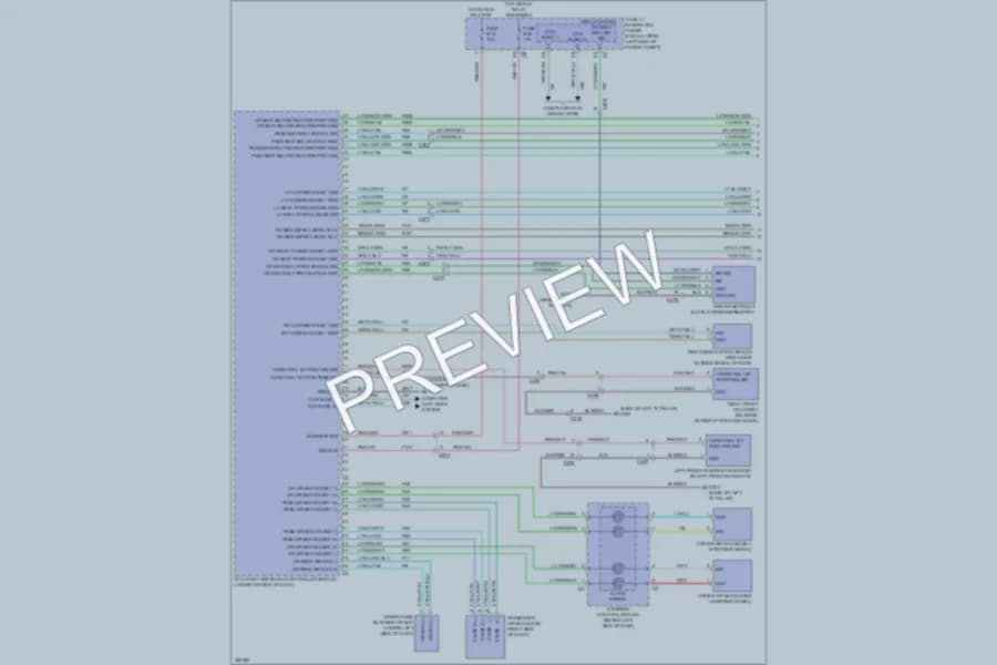 2012 Ram CV Supplemental Restraints wiring diagram preview