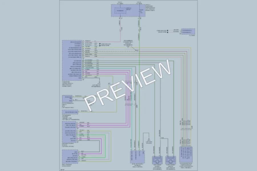 2012 Ram 3500 Hd Cruise Control wiring diagram preview with protected circuit layout