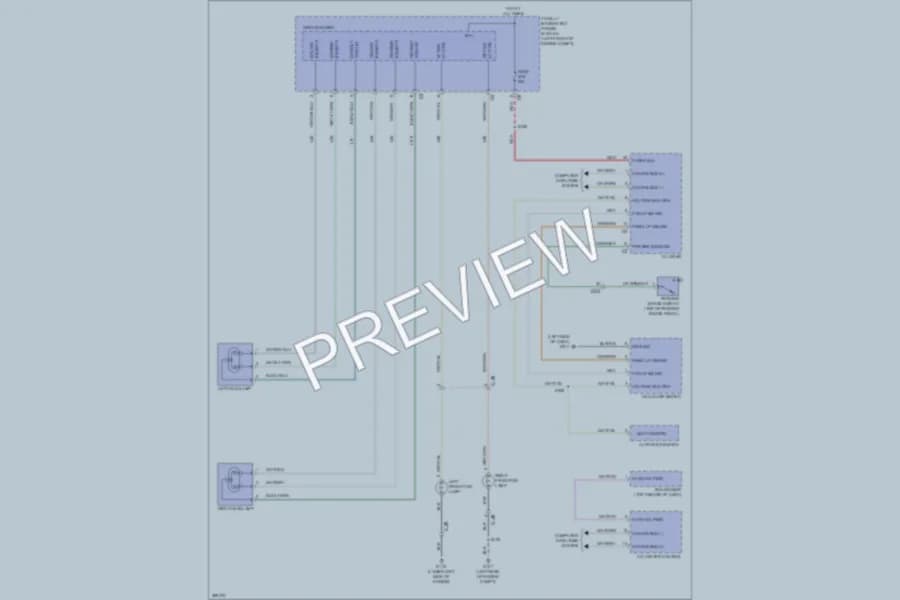 2012 Ram 3500 Hd Headlights wiring diagram preview with protected circuit layout