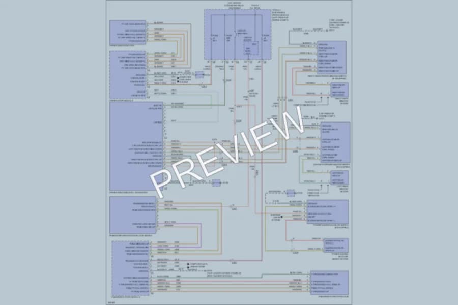 2012 Ram 3500 Hd Power Windows wiring diagram preview with protected circuit layout
