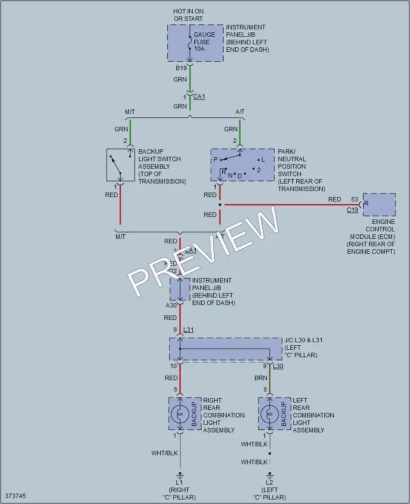 2012 Scion xD Exterior Lights wiring diagram preview