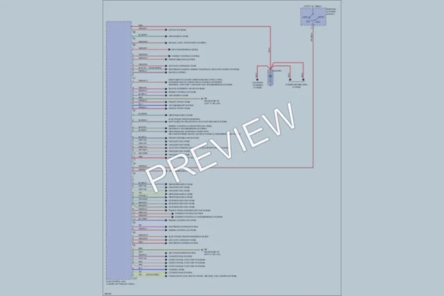 2012 Smart fortwo Body Control Modules wiring diagram preview