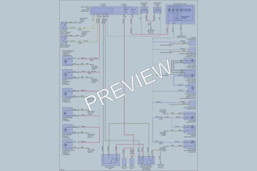 2012 Smart fortwo Interior Lights wiring diagram preview